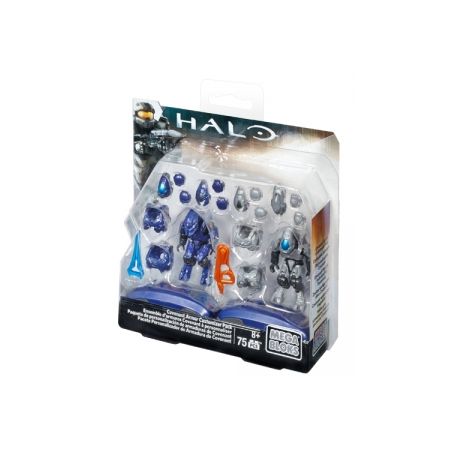 MEGA BLOKS 97285 non  TÚI THƯỢNG HẠNG MÀU XANH bộ đồ chơi xếp lắp ráp ghép mô hình Computer Games BLUE SERIES ELITE PACK Trò Chơi 29 khối