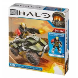 MEGA BLOKS DBB00 97339 non  UNSC MÈO ĐỊA HÌNH bộ đồ chơi xếp lắp ráp ghép mô hình Computer Games UNSC ALL-TERRAIN MONGOOSE Trò Chơi 82 khối
