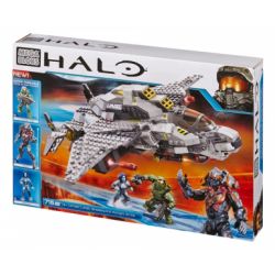 MEGA BLOKS 97380 non  UNSC ĐÃ THẮNG NỬA ĐÊM bộ đồ chơi xếp lắp ráp ghép mô hình Computer Games UNSC BROADSWORD MIDNIGHT STRIKE Trò Chơi 716 khối
