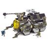 MEGA BLOKS 97381 non  XE CHIẾN BINH COLOSSUS CỦA UNSC bộ đồ chơi xếp lắp ráp ghép mô hình Computer Games UNSC ELEPHANT TROOP CARRIER Trò Chơi 1311 khối
