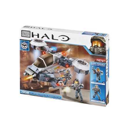 MEGA BLOKS 97429 non  CẢNH SÁT KHÔNG KHÍ HỖ TRỢ HORNET bộ đồ chơi xếp lắp ráp ghép mô hình Computer Games POLICE AIR SUPPORT HORNET Trò Chơi 390 khối