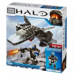 MEGA BLOKS 97451 CYY43 non  MÁY BAY KHÔNG NGƯỜI LÁI TRINH SÁT UNSC bộ đồ chơi xếp lắp ráp ghép mô hình Computer Games UNSC WOMBAT RECON DRONE Trò Chơi 89 khối