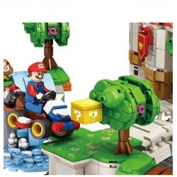 LQS 67601 non  LÂU ĐÀI CÔNG CHÚA PEACH bộ đồ chơi xếp lắp ráp ghép mô hình Mario SUPER MARIO Thợ Sửa Ống Nước 2614 khối