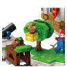 LQS 67601 non  LÂU ĐÀI CÔNG CHÚA PEACH bộ đồ chơi xếp lắp ráp ghép mô hình Mario SUPER MARIO Thợ Sửa Ống Nước 2614 khối