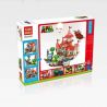 LQS 67601 non  LÂU ĐÀI CÔNG CHÚA PEACH bộ đồ chơi xếp lắp ráp ghép mô hình Mario SUPER MARIO Thợ Sửa Ống Nước 2614 khối