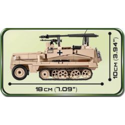 COBI 2526 non  XE BÁN TẢI SDKFZ 250 bộ đồ chơi xếp lắp ráp ghép mô hình Military Army SD.KFZ. 250/3 Quân Sự Bộ Đội 426 khối