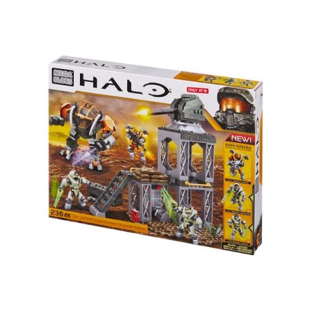 MEGA BLOKS 97515 non  TUẦN TRA TIỀN ĐỒN KIỂM SOÁT bộ đồ chơi xếp lắp ráp ghép mô hình Computer Games CONTAINMENT OUTPOST PATROL Trò Chơi 236 khối