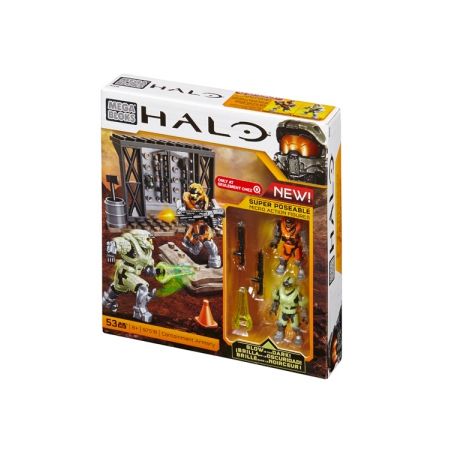 MEGA BLOKS 97516 non  KHO VŨ KHÍ QUẢN LÝ bộ đồ chơi xếp lắp ráp ghép mô hình Computer Games CONTAINMENT ARMORY Trò Chơi 53 khối