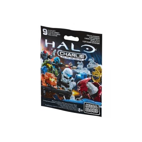 MEGA BLOKS CNC84 non  CHARLIE LOẠT NHÂN VẬT HÀNH ĐỘNG THU NHỎ (GÓI NGẪU NHIÊN) bộ đồ chơi xếp lắp ráp ghép mô hình Computer Games MICRO ACTION FIGURES CHARLIE SERIES {RANDOM BAG} Trò Chơi 14 khối