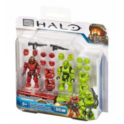 MEGA BLOKS CNC95 non  TÚI TÙY CHỈNH SPARTAN bộ đồ chơi xếp lắp ráp ghép mô hình Computer Games SPARTAN CUSTOMIZER PACK Trò Chơi 66 khối