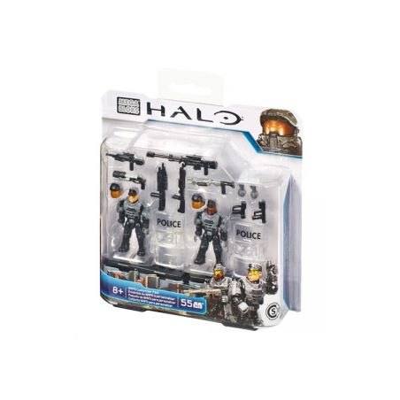 MEGA BLOKS CNC96 non  GÓI NMPD TÙY CHỈNH bộ đồ chơi xếp lắp ráp ghép mô hình Computer Games CUSTOMIZER NMPD PACK Trò Chơi 55 khối