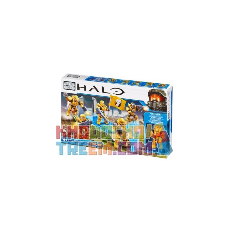 MEGA BLOKS CND00 non  ĐỘI CỨU HỎA ĐẠI BÀNG bộ đồ chơi xếp lắp ráp ghép mô hình Computer Games FIRETEAM EAGLE Trò Chơi 140 khối