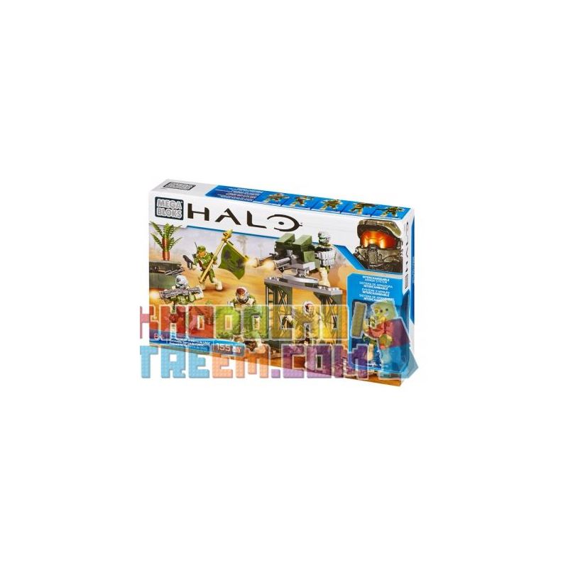 MEGA BLOKS CND01 non  ĐỘI SIERRA bộ đồ chơi xếp lắp ráp ghép mô hình Computer Games SIERRA SQUAD Trò Chơi 155 khối