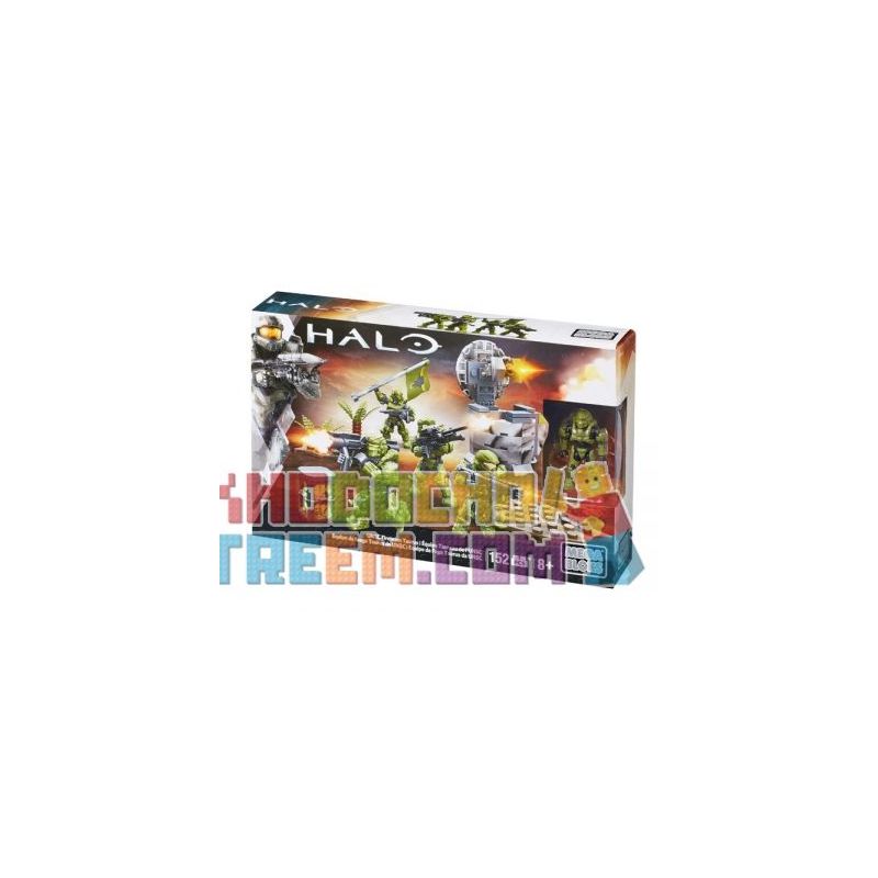 MEGA BLOKS CNG63 non  ĐỘI CỨU HỎA KIM NGƯU CỦA UNSC bộ đồ chơi xếp lắp ráp ghép mô hình Computer Games UNSC FIRETEAM TAURUS Trò Chơi 152 khối