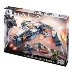 MEGA BLOKS CNG67 non  PHÁO HẠM PHAETON bộ đồ chơi xếp lắp ráp ghép mô hình Computer Games PHAETON GUNSHIP Trò Chơi 455 khối