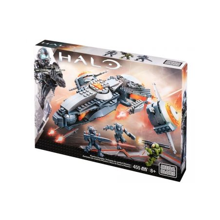 MEGA BLOKS CNG67 non  PHÁO HẠM PHAETON bộ đồ chơi xếp lắp ráp ghép mô hình Computer Games PHAETON GUNSHIP Trò Chơi 455 khối