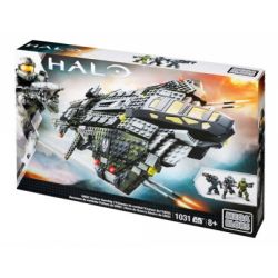 MEGA BLOKS CNG71 non  UNSC KỀN KỀN. bộ đồ chơi xếp lắp ráp ghép mô hình Computer Games UNSC VULTURE GUNSHIP Trò Chơi 1031 khối