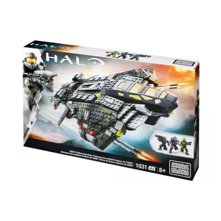 MEGA BLOKS CNG71 non  UNSC KỀN KỀN. bộ đồ chơi xếp lắp ráp ghép mô hình Computer Games UNSC VULTURE GUNSHIP Trò Chơi 1031 khối