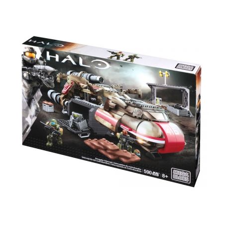 MEGA BLOKS CNH00 non  ĐÁNH CHẶN TÀU BUÔN LẬU bộ đồ chơi xếp lắp ráp ghép mô hình Computer Games SMUGGLER INTERCEPT Trò Chơi 590 khối