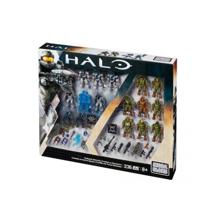 MEGA BLOKS CNH01 non  CUỘC GIAO TRANH NGOÀI ĐẤT LIỀN bộ đồ chơi xếp lắp ráp ghép mô hình Computer Games OUTLANDS SKIRMISH Trò Chơi 236 khối