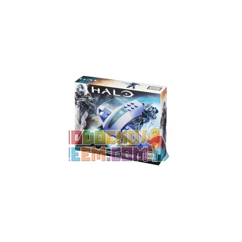 MEGA BLOKS CNH23 non  CHỈ HUY NGÔI SAO AN SƠN bộ đồ chơi xếp lắp ráp ghép mô hình Computer Games COVENANT COMMANDER Trò Chơi 97 khối