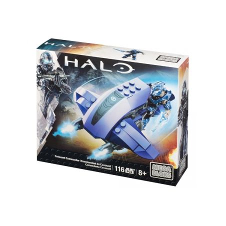 MEGA BLOKS CNH23 non  CHỈ HUY NGÔI SAO AN SƠN bộ đồ chơi xếp lắp ráp ghép mô hình Computer Games COVENANT COMMANDER Trò Chơi 97 khối