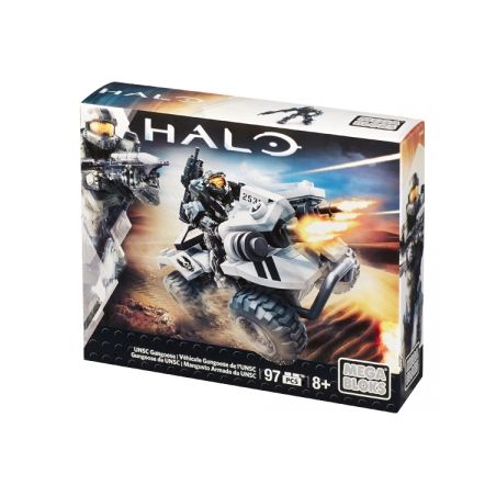 MEGA BLOKS CNH24 non  SÚNG BẮN SÚNG bộ đồ chơi xếp lắp ráp ghép mô hình Computer Games UNSC GUNGOOSE Trò Chơi 97 khối