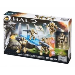 MEGA BLOKS CNK25 non  ĐỘI CỨU HỎA TÊ GIÁC UNSC bộ đồ chơi xếp lắp ráp ghép mô hình Computer Games UNSC FIRETEAM RHINO Trò Chơi 117 khối