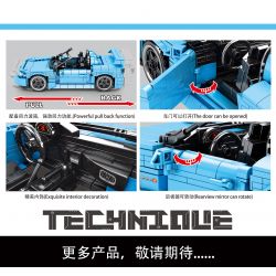 SHENG YUAN SY 8307 non  XE HONDA ROADSTER KÉO LÙI bộ đồ chơi xếp lắp ráp ghép mô hình  Kỹ Thuật Công Nghệ Cao Mô Hình Phương Tiện 792 khối