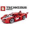 SHENG YUAN SY 8608 non  FERRARI FXX XE PULL BACK bộ đồ chơi xếp lắp ráp ghép mô hình  Kỹ Thuật Công Nghệ Cao Mô Hình Phương Tiện 1282 khối