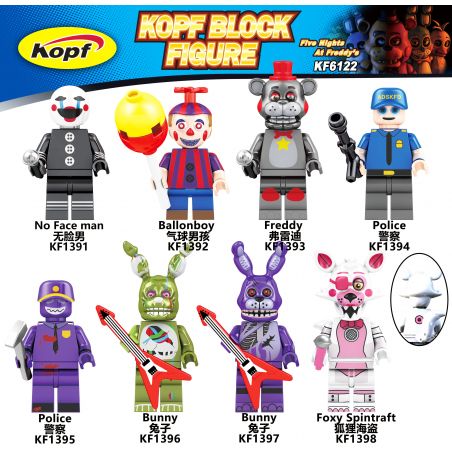 KOPF KF6122 6122 KF1391 1391 KF1392 1392 KF1393 1393 KF1394 1394 KF1395 1395 KF1396 1396 KF1397 1397 KF1398 1398 non  MIDNIGHT BEAR HOMETOWN. bộ đồ chơi xếp lắp ráp ghép mô hình Movie & Game FIVE NIGHTS AT FREDDY'S Phim Và Trò Chơi