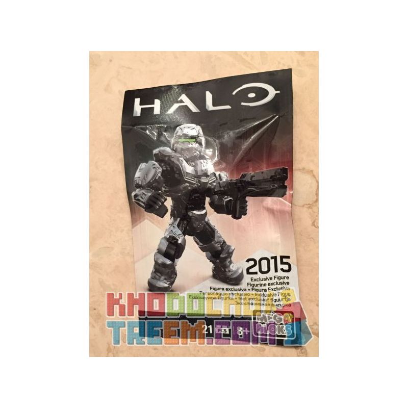 MEGA BLOKS CPC58 non  SDCC 2015 MINIFIGURE SPARTAN ĐỘC QUYỀN bộ đồ chơi xếp lắp ráp ghép mô hình Computer Games HALO SDCC 2015 EXCLUSIVE FIGURE SPARTAN Trò Chơi 21 khối