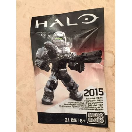 MEGA BLOKS CPC58 non  SDCC 2015 MINIFIGURE SPARTAN ĐỘC QUYỀN bộ đồ chơi xếp lắp ráp ghép mô hình Computer Games HALO SDCC 2015 EXCLUSIVE FIGURE SPARTAN Trò Chơi 21 khối