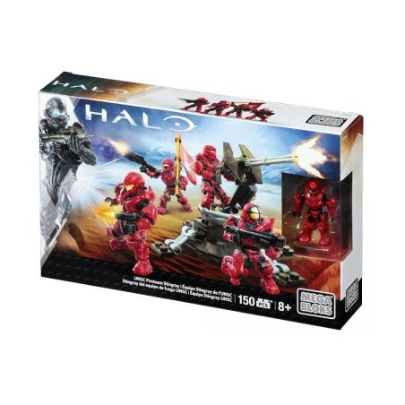 MEGA BLOKS DLB95 non  ĐỘI CỨU HỎA CÁ ĐUỐI UNSC bộ đồ chơi xếp lắp ráp ghép mô hình Computer Games UNSC FIRETEAM STINGRAY Trò Chơi 150 khối