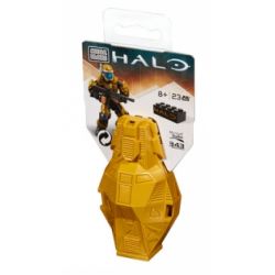 MEGA BLOKS DPP66 non  CABIN AIRDROP VÀNG KIM LOẠI bộ đồ chơi xếp lắp ráp ghép mô hình Computer Games METALLIC GOLD DROP POD Trò Chơi 23 khối