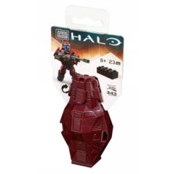 MEGA BLOKS DPP68 non  KIM LOẠI ĐỎ ĐỎ. bộ đồ chơi xếp lắp ráp ghép mô hình Computer Games METALLIC CRIMSON DROP POD Trò Chơi 23 khối