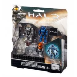 MEGA BLOKS DPP70 non  GÓI CHIẾN ĐẤU SPARTAN IV III bộ đồ chơi xếp lắp ráp ghép mô hình Computer Games SPARTAN IV BATTLE PACK III Trò Chơi 59 khối