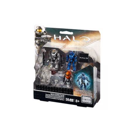 MEGA BLOKS DPP70 non  GÓI CHIẾN ĐẤU SPARTAN IV III bộ đồ chơi xếp lắp ráp ghép mô hình Computer Games SPARTAN IV BATTLE PACK III Trò Chơi 59 khối