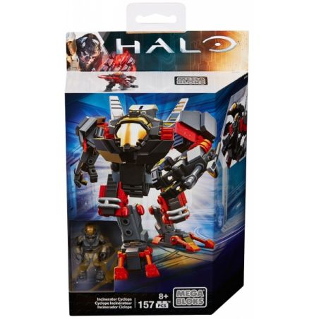 MEGA BLOKS DPJ86 non  LÒ ĐỐT CYCLOPS bộ đồ chơi xếp lắp ráp ghép mô hình Computer Games INCINERATOR CYCLOPS Trò Chơi 157 khối