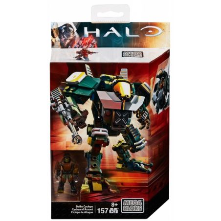 MEGA BLOKS DPJ87 non  GIANT SỤC KHÍ TẤN CÔNG bộ đồ chơi xếp lắp ráp ghép mô hình Computer Games STRIKE CYCLOPS Trò Chơi 157 khối