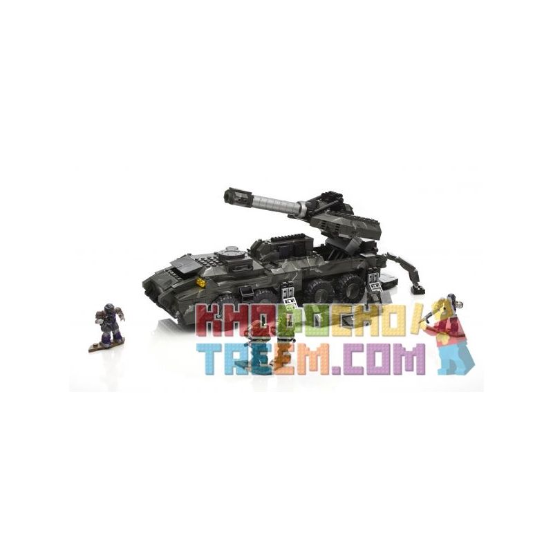 MEGA BLOKS DPJ94 non  SÚNG BAO VÂY UNSC KODIAK bộ đồ chơi xếp lắp ráp ghép mô hình Computer Games UNSC KODIAK SIEGE CANNON Trò Chơi