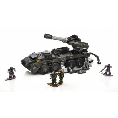MEGA BLOKS DPJ94 non  SÚNG BAO VÂY UNSC KODIAK bộ đồ chơi xếp lắp ráp ghép mô hình Computer Games UNSC KODIAK SIEGE CANNON Trò Chơi