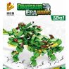 PanlosBrick 633018 Panlos Brick 633018 non  AGE OF DINOSAURS 12IN1 25 THAY ĐỔI bộ đồ chơi xếp lắp ráp ghép mô hình DINOSAUR ERA Khủng Long 577 khối