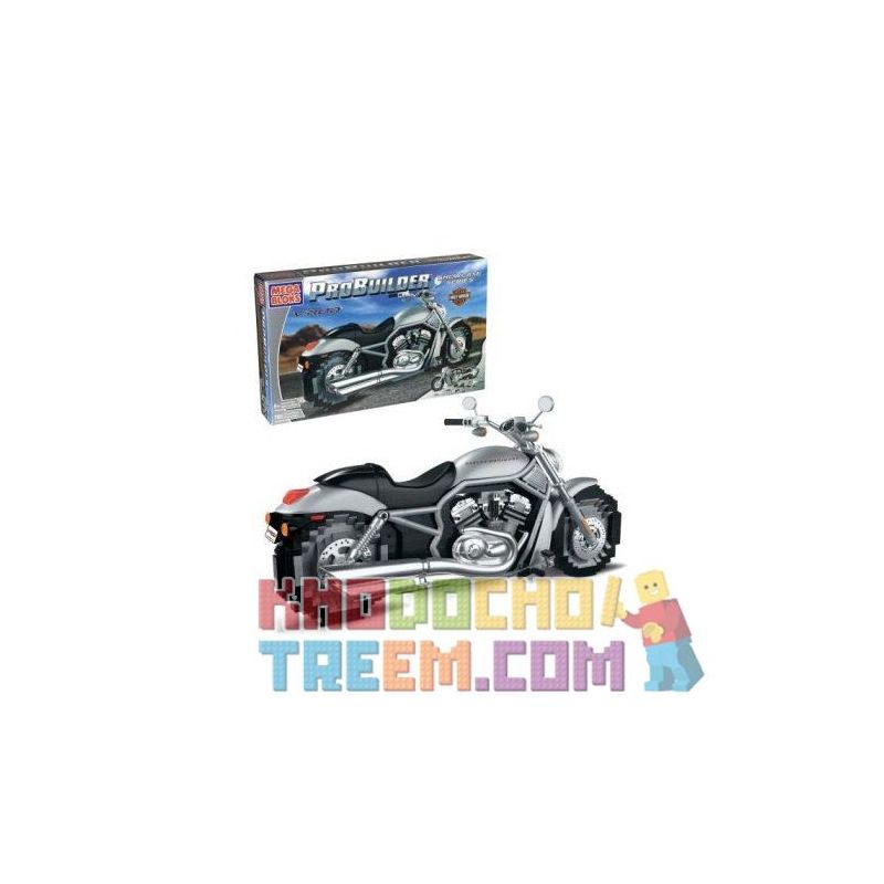 MEGA BLOKS 9773 non  HARLEY-DAVIDSON V-ROD bộ đồ chơi xếp lắp ráp ghép mô hình Speed Champions Racing Cars Đua Xe Công Thức 780 khối