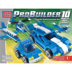 MEGA BLOKS 9766 non  MÃ XANH X 10 bộ đồ chơi xếp lắp ráp ghép mô hình Speed Champions Racing Cars CODE BLUE X 10 Đua Xe Công Thức 430 khối