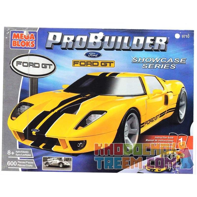 MEGA BLOKS 9710 non  FORD GT. bộ đồ chơi xếp lắp ráp ghép mô hình Speed Champions Racing Cars Đua Xe Công Thức 650 khối