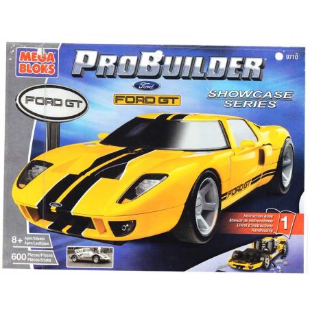 MEGA BLOKS 9710 non  FORD GT. bộ đồ chơi xếp lắp ráp ghép mô hình Speed Champions Racing Cars Đua Xe Công Thức 650 khối