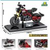 SEMBO 701134 non  ẤN ĐỘ FTR 1200. bộ đồ chơi xếp lắp ráp ghép mô hình Motorcycle Motorbike INDIAN FTR 1200 Xe Hai Bánh 232 khối