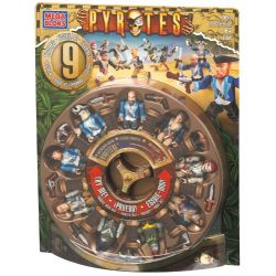 MEGA BLOKS 3653 non  BỘ SƯU TẬP PHI HÀNH ĐOÀN bộ đồ chơi xếp lắp ráp ghép mô hình Pirates Of The Caribbean CREW COLLECTION Cướp Biển Vùng Caribe 18 khối