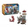 MEGA BLOKS 3618 non  ĐÈN HIỆU CỦA PRIVATEER bộ đồ chơi xếp lắp ráp ghép mô hình Pirates Of The Caribbean PRIVATEERS' LIGHTHOUSE Cướp Biển Vùng Caribe 115 khối